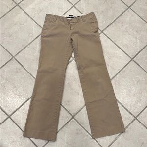 Gap Gap Stretch Tan flare-leg Pants size 4R - great condition
